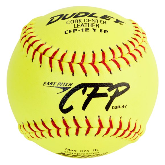 Pelota De Sóftbol Cfp De Cuero 12 Para Fastpitch Paquete De 12