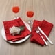 thumbnail image 4 of Juego de 12 servilletas de tela Lightnpro, color rojo navideño, 45 x 45 cm, 4 of 9