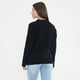 thumbnail image 2 of Sweater Mujer Chenille Cuello Redondo Negro Corona, 2 of 5