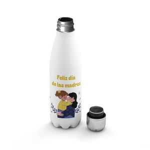 Creango - Botella Agua Termica Taza Dia De Las Madres Onzas Diseño 3 De Acero Inoxidable