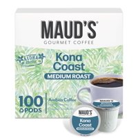 Café Maud'S Kona Coffee, 100% Arábica, 100 Unidades, Tostado Medio