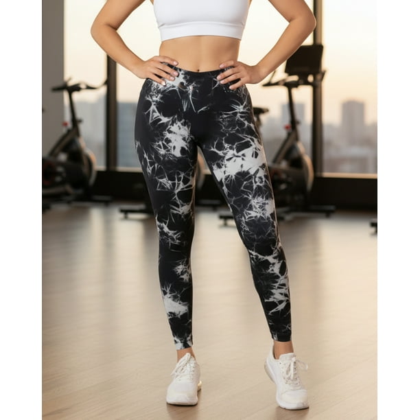 Calza Deportiva Leggings Mujer Pretina en V Doble Push Up
