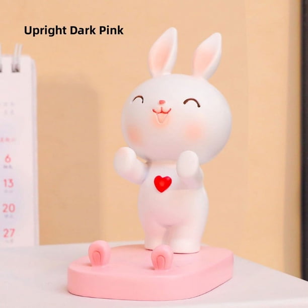 1pc Adorable Cartoon Rabbit Desktop Phone Holder - Perfect Birthday Gift for Phone and Tablet Lovers!