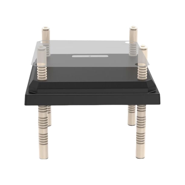 Placa calefactora para criadora de , calentador eléctrico con altura y ángulo ajustables, almohadilla calefactora para incubación de pollos y Juego B de 25 cm