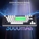 thumbnail image 5 of Teclado Gamer Inalámbrico K673 Pro, 81 Teclas, 75%, Switch Red, Bt, White And Black, 5 of 5