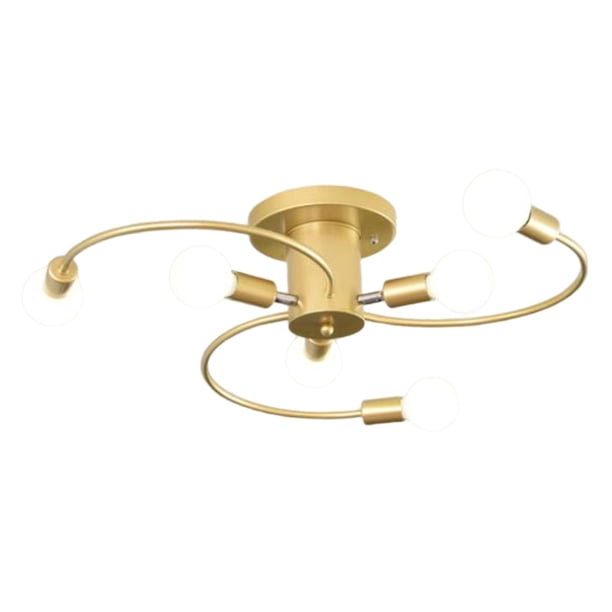 Lámpara de tejado moderna, accesorio de iluminación, candeliere de pared, comedor, luz colgante LED para garaje, armario, cocina, pasillo, escalera Oro