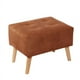 thumbnail image 1 of Pouf Niza Cuero Kentucky Tabaco, 1 of 3