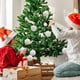 thumbnail image 5 of 100 bolas navideñas para árbol de Navidad, delicado juego de adornos navideños artesanales de plástico irrompible para Año Nuevo, fiestas de bodas y otras festividades., 5 of 5