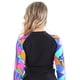 thumbnail image 2 of Polera mujer protección UV estampado azul Talla XL, 2 of 4