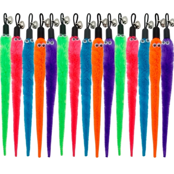 Accesorios para varitas para gatos Cat Worm Toy CATENESS, 15 piezas de recambio