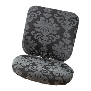 Magideal - Funda Protectora Para Silla De Oficina, Funda Protectora Universal Para Silla Giratoria, De Asiento Para , Negro