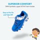 thumbnail image 2 of Tacos de Fútbol LIGVIV para Niños Pequeños Sin Cordones para Césped Firme Azul, 2 of 9