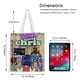 thumbnail image 5 of Everybody Still Hates Chris Bolso de tela con estampado de lienzo para mujer, bolsa de compras reutilizable y estética, con cremallera interior, regalo para mujer,40*40cm., 5 of 6