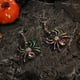 thumbnail image 2 of Colorful Rhinestone Spider Dangle Earrings - Cute and Stylish Zinc Alloy Jewelry for Women - Perfect Gift for Halloween, 2 of 4