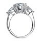 thumbnail image 3 of Anillos de Boda de Moissanita de 4 Uds Corte Pera Color D Claridad VVS1 Anillos de Diamante para Mujer de Plata Esterlina S925 Anillos de Moissanita para Mujer con Certificado, 3 of 9