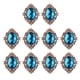 thumbnail image 1 of 10 Piezas De Diamantes De Imitación Con Parte Posterior Plana, Botón De Cuentas, Adorno Para álbum De Recortes, Azul Lago, 1 of 3