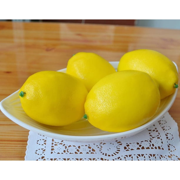 Set De 10 Frutas Artificiales – Decoración De Espuma Realista Para Frutero, Cocina O Centro De Mesa
