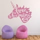 thumbnail image 2 of Decomural Born To Be A Unicorn Fairytale WS-44659, 2 of 2