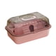 thumbnail image 5 of Contenedor Pequeño Para Mascotas, Estuche De Transporte Para Hámster, Jaula Para Jerbos, Erizos, Conejillos De Indias, Color Rosa, 5 of 5