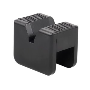 Ioensy - Soporte De Bloque De Soporte De Protector De Riel De Marco De Almohadilla De Goma Para Gato Elevador De Coche Negro