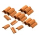 thumbnail image 5 of Mini de tejado de 25 uds., modelo de falsas, de construcción, arcilla de cerámica para paisajismo, accesorios de , jardín , ROJO, 5 of 5