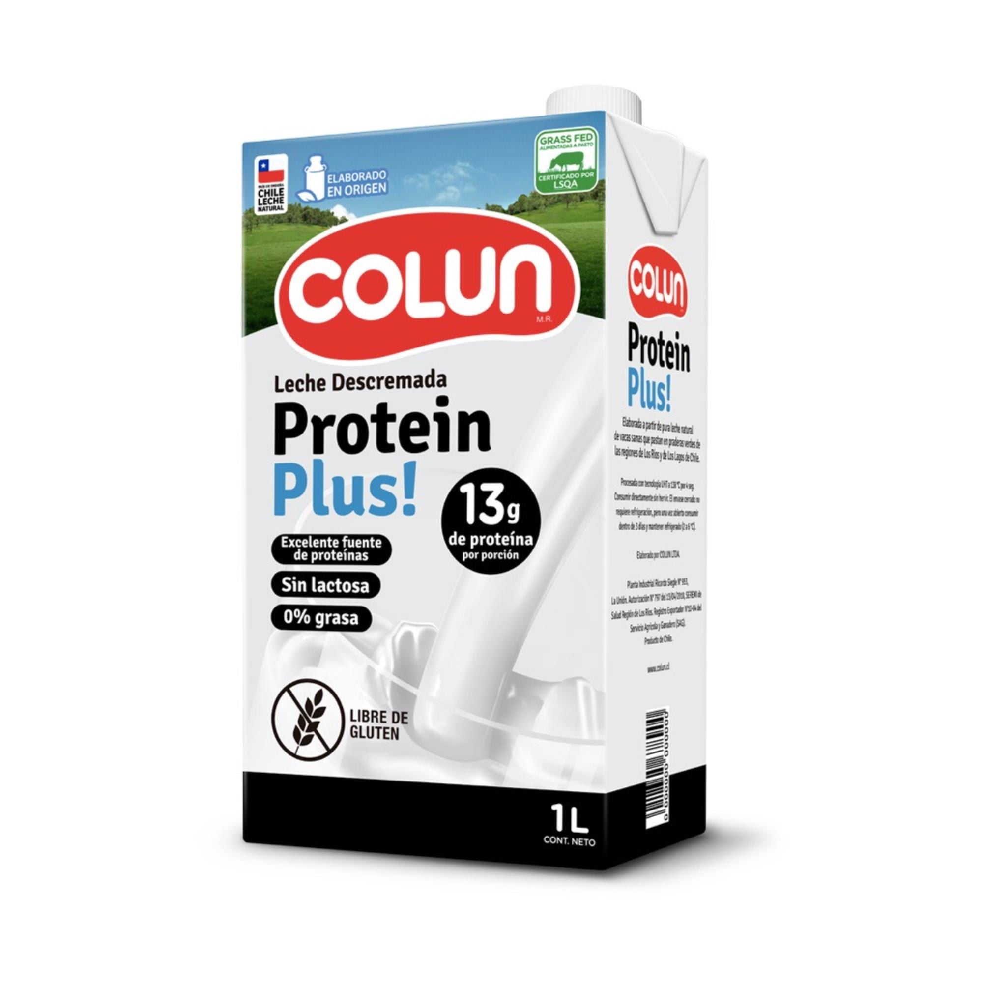Leche descremada protein plus 13, 1000 ml
