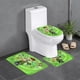 thumbnail image 1 of Ben 10 Juego de 3 alfombras de baño de coral fleece: tapete de baño + alfombra de inodoro en forma de U + funda de tapa de inodoro en forma de O, 1 of 6
