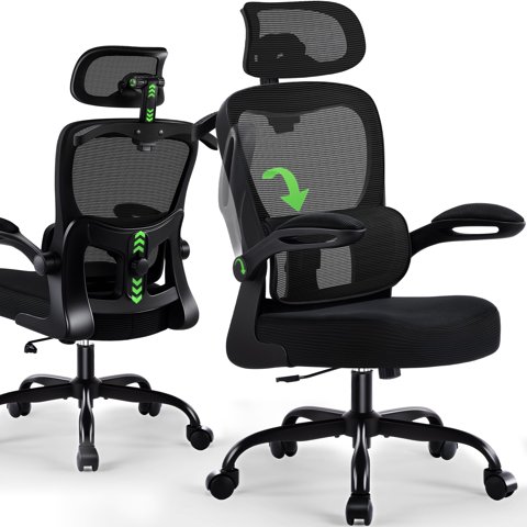 Silla De Oficina Areshark, Escritorio Ergonómico Con Soporte Lumbar Ajustable