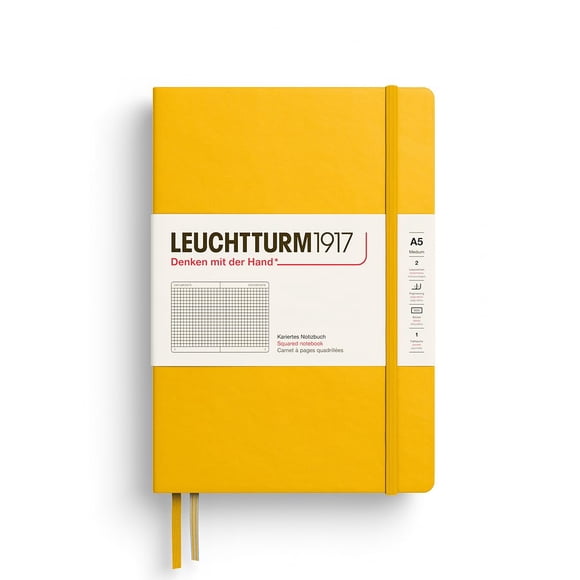 Cuaderno LEUCHTTURM1917 373988, tamaño mediano (A5), tapa dura, 251 páginas