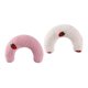 thumbnail image 4 of 2 Almohadas Para El Cuello Para Mascotas, Juguete Para Masticar Relleno Para Perro, Gato, Rosa Y Blanco, 4 of 5