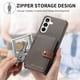 thumbnail image 5 of Funda FOXDOCK para Samsung Galaxy S26 Pro con función billetera, soporte ajustable y diseño elegante-gris plateado, 5 of 6
