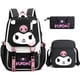thumbnail image 1 of 3pcs Kuromi Backpacks Patchwork Capacity Women Men Travel Mochilas With Shoulder Bags Ins Laptop Teens School Bags, 1 of 3