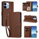 thumbnail image 2 of Funda Cartera Trébol para Xiaomi Redmi Note 17 Pro Plus 5G con Ranuras Tarjetas y Carga Inalámbrica Marrón, 2 of 6