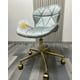 thumbnail image 2 of Silla Escritorio Mariposa Felpa Gold - Gris, 2 of 3