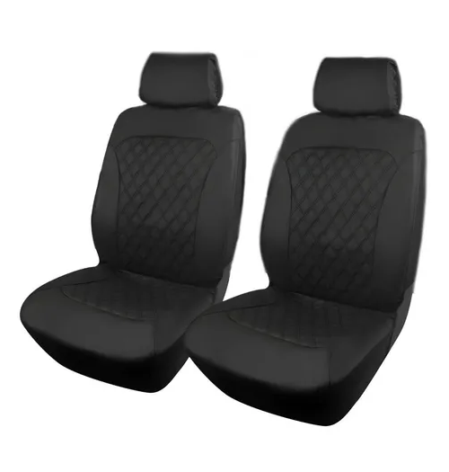 Genérico - Funda Cubre Asiento Auto 9 Piezas Panal Eco Cuero Universal