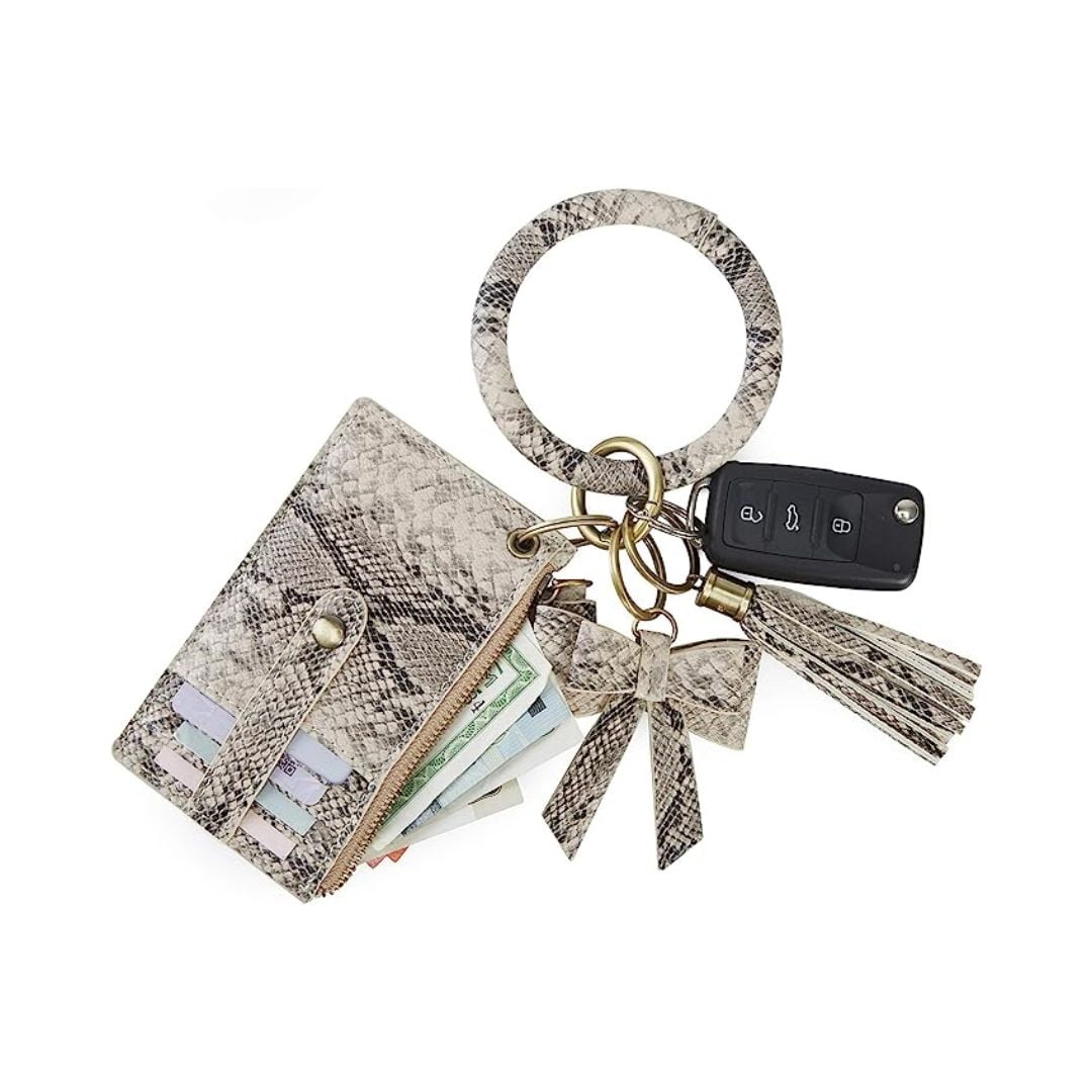 Ecosusi - Llavero De Pulsera Con Borla Y Lazo - Cobra