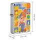 thumbnail image 2 of Blippi theme Copper Metal Lighter Shell Premium Replacement Refillable Lighter Case With Durable Metal Construction Compatible With Zippo And Most Standard Lighter Models, 2 of 6