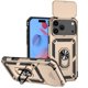 thumbnail image 3 of Funda Resistente Anillo Soporte iPhone 17 Pro Max Privacidad Cámara Montaje Magnético Oro, 3 of 6