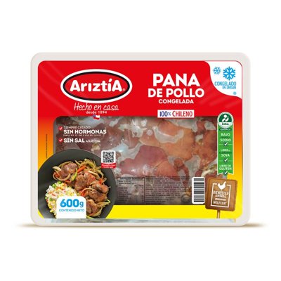 Pana De Pollo Congelada 600 G Ariztia