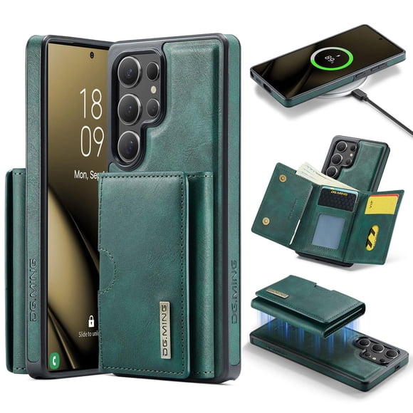 Funda magnética de cuero para Galaxy S25 Ultra Oidealo