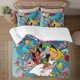 thumbnail image 1 of Alice In Wonderland 3-Piece Bedding Set For Kids Boys Girls Adult Cartoon Warm Cute Fashion Holiday Present Gift Bed Sheets, 1 of 5