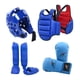 thumbnail image 2 of 4 Piezas Equipo De Karate Sparring Con Guantes De Boxeo Acolchados Protector De Cuerpo Engrosado S Azul, 2 of 5