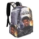 thumbnail image 2 of Pantera Negra-theme Backpack, Campus style schoolbag Bookbag with Adjustable Shoulder Straps And Large Zip Compartment, Unisex Travel Bags.42x30x15cm, 2 of 6