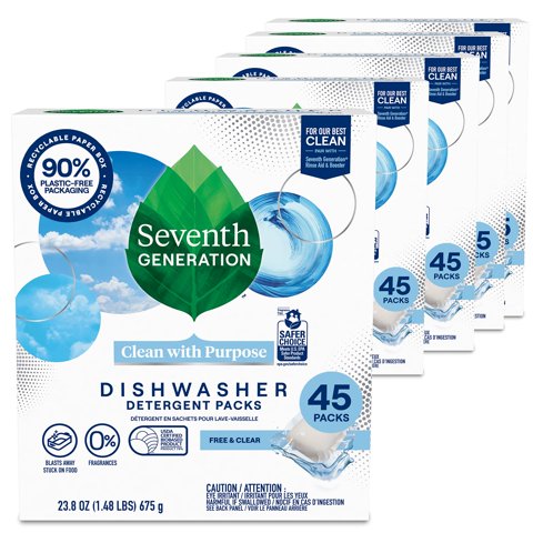 Paquetes De Detergente Para Lavavajillas Seventh Generation