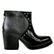 thumbnail image 1 of Botin Mujer Taco Alto Escamas 69 Yassne Negro, 1 of 5