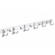 thumbnail image 1 of Perchero Pared 6 Ganchos Doble Acero Inoxidable Plateado, 1 of 5