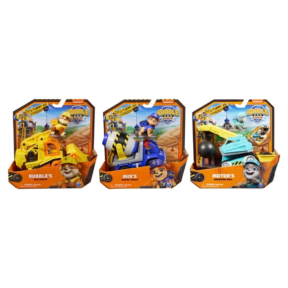 Paw Patrol Rubble & Crew Vehículo Y Figura, surtido