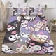 thumbnail image 3 of Kuromi Soft 3D Printed Duvet Cover Bedding Set with Comforter Cover 3 Piece Set, 3 of 5