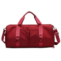 Importclick - Bolso Duffel Viaje Deportivo Gimnasio Fitness 35L Rojo