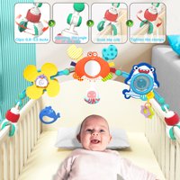 Genérico - Sonajero Arco Coche Sensorial Ajustable Estimular Bebe Lau